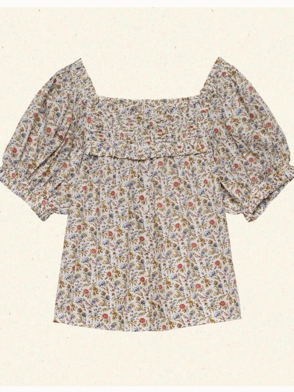 DOEN FARLEY TOP--JARDIN DU CHATEAU SIZE SMALL